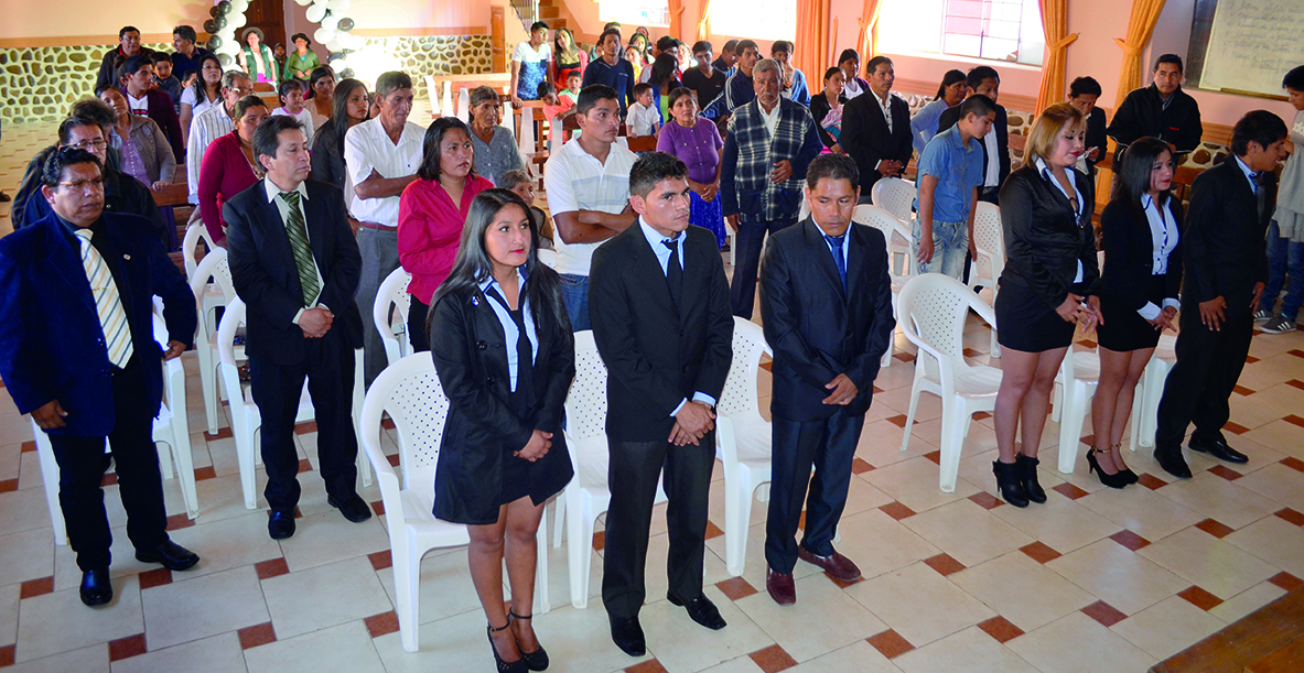 Acto de graduación de la primera promoción  CONSTRUCCIÓN CIVIL T. S. EN SOPACHUY